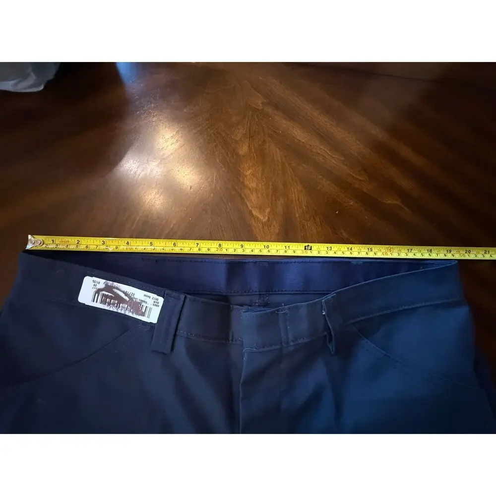 Red Kap Work Pants Mens 38X28 Navy Paint Industrial Utility Cargo Outdoor NWOT